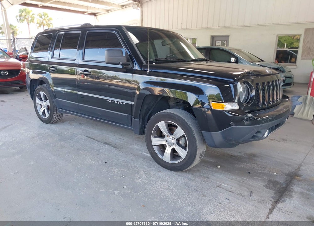 2016 JEEP PATRIOT HIGH ALTITUDE EDITION VIN: 1C4NJRFB4GD725247