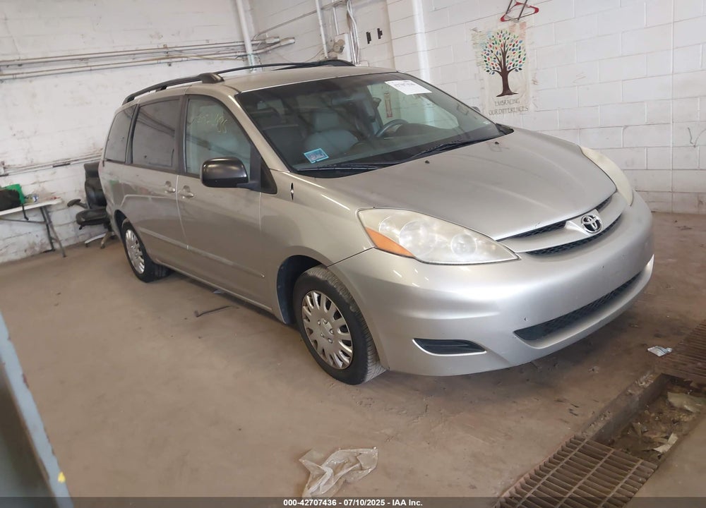 2007 TOYOTA SIENNA LE VIN: 5TDZK23C77S017596
