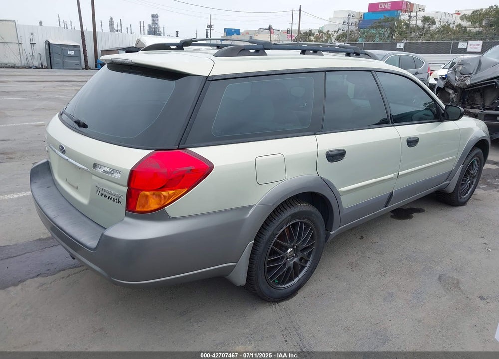 2005 SUBARU LEGACY OUTBACK 2.5I VIN: 4S4BP61C656304031
