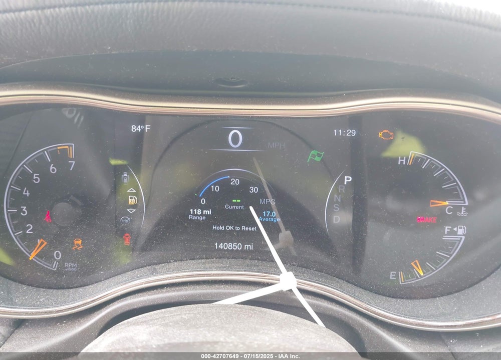 2015 JEEP GRAND CHEROKEE VIN: 1C4RJFJG1FC629969