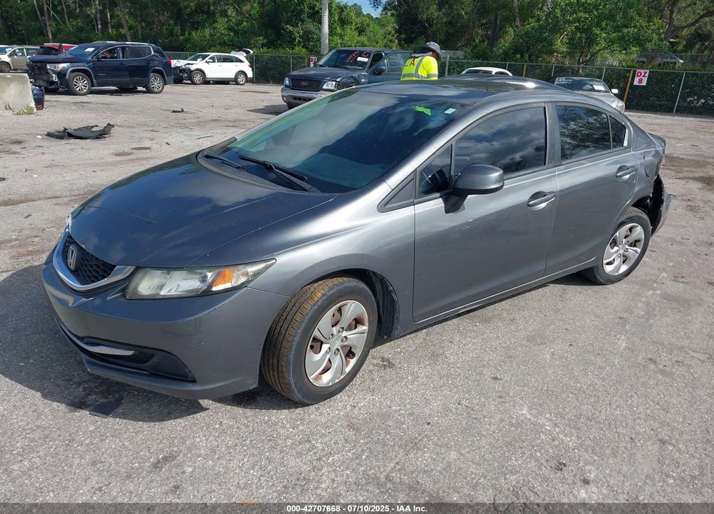 2013 HONDA CIVIC VIN: 19XFB2F54DE095100