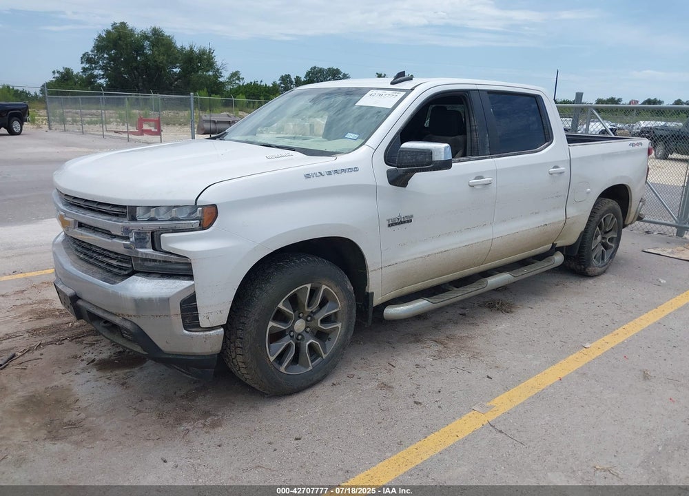 2021 CHEVROLET SILVERADO 1500 4WD SHORT BED LT VIN: 3GCUYDET8MG110462