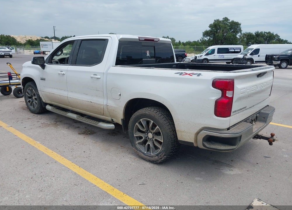 2021 CHEVROLET SILVERADO 1500 4WD SHORT BED LT VIN: 3GCUYDET8MG110462