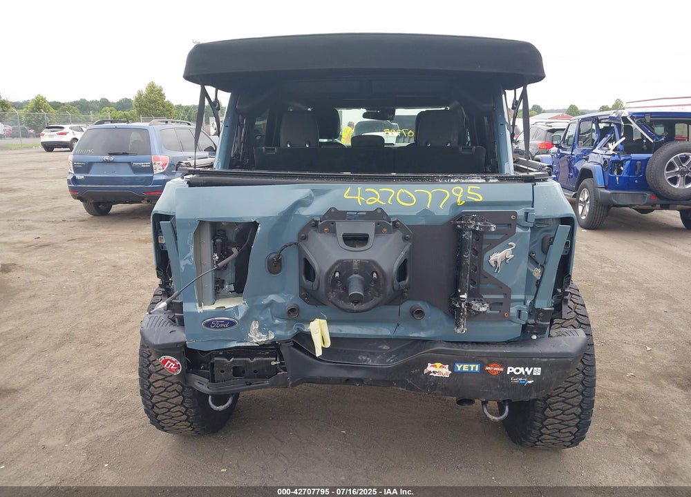 2022 FORD BRONCO VIN: 1FMEE5DH4NLA73717