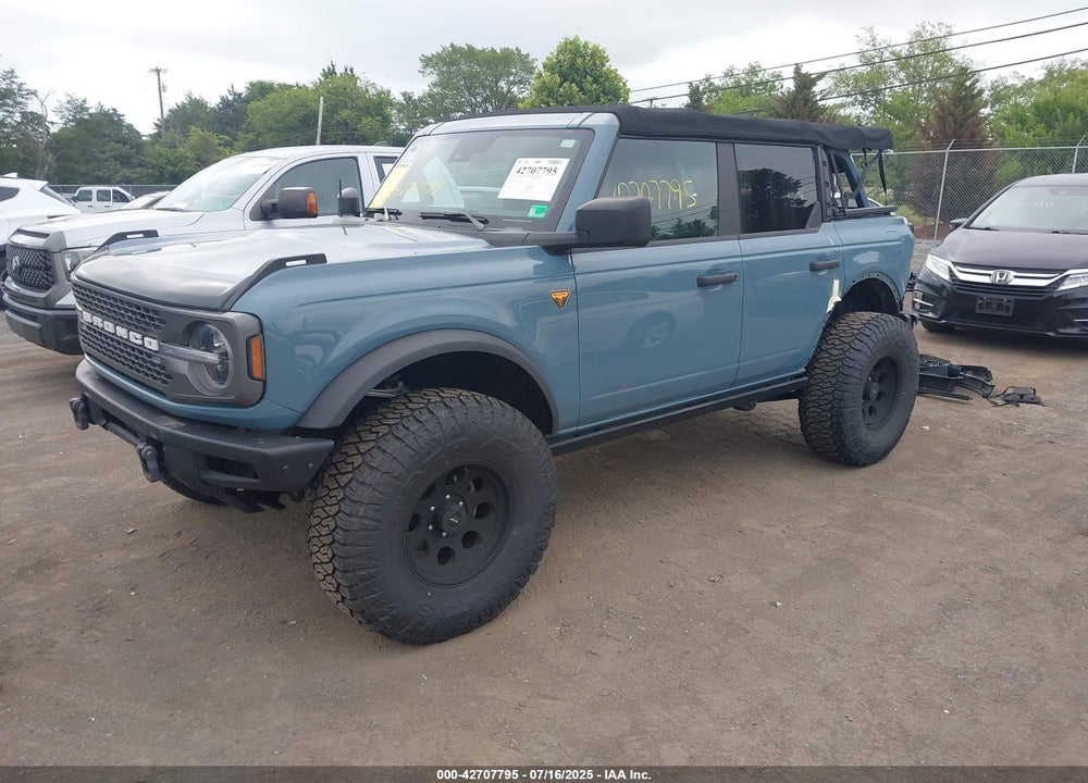 2022 FORD BRONCO VIN: 1FMEE5DH4NLA73717