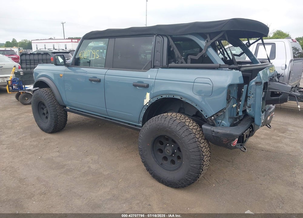 2022 FORD BRONCO VIN: 1FMEE5DH4NLA73717