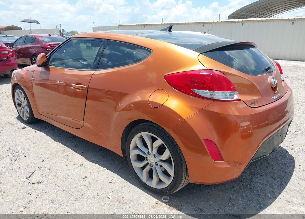 2013 HYUNDAI VELOSTER BASE W/BLACK VIN: KMHTC6AD0DU147017