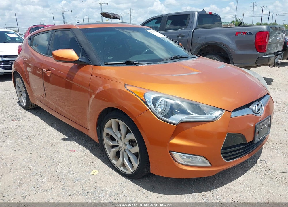 2013 HYUNDAI VELOSTER BASE W/BLACK VIN: KMHTC6AD0DU147017