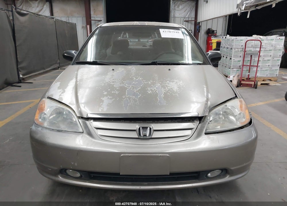 2003 HONDA CIVIC VIN: 2HGES16633H581271