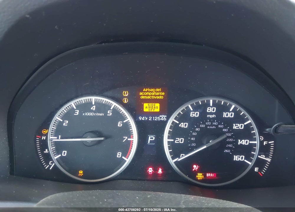 2013 ACURA RDX VIN: 5J8TB3H33DL006386