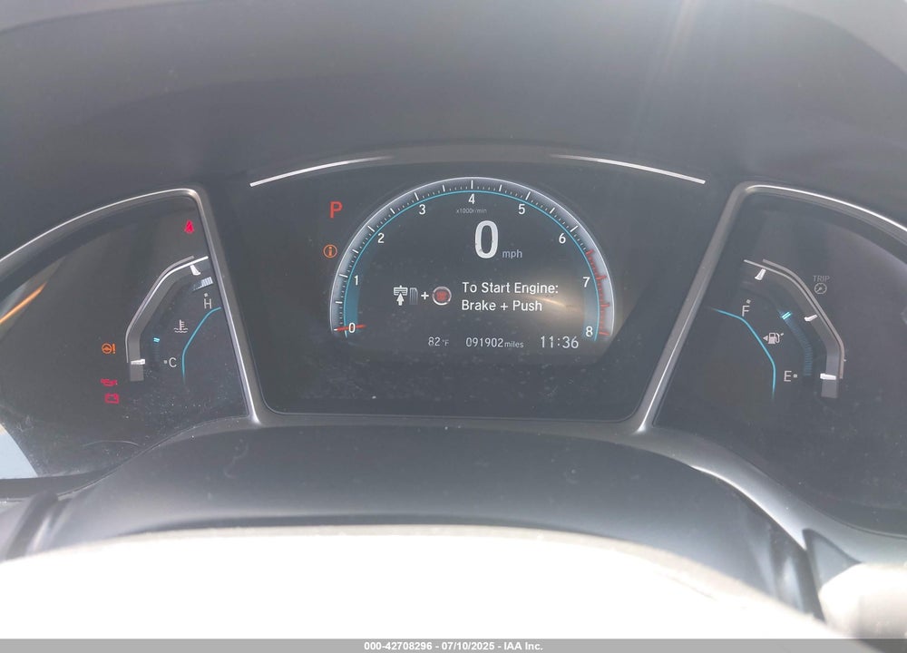 2016 HONDA CIVIC VIN: 2HGFC1F71GH632878