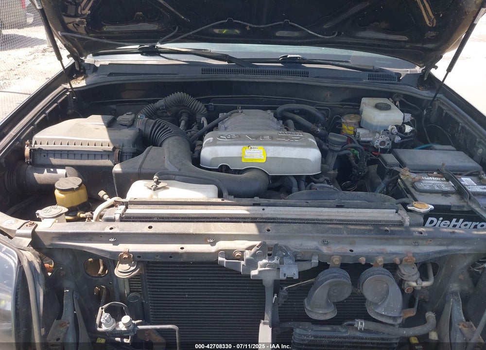 2003 TOYOTA 4RUNNER LIMITED V8 VIN: JTEBT17R930003800
