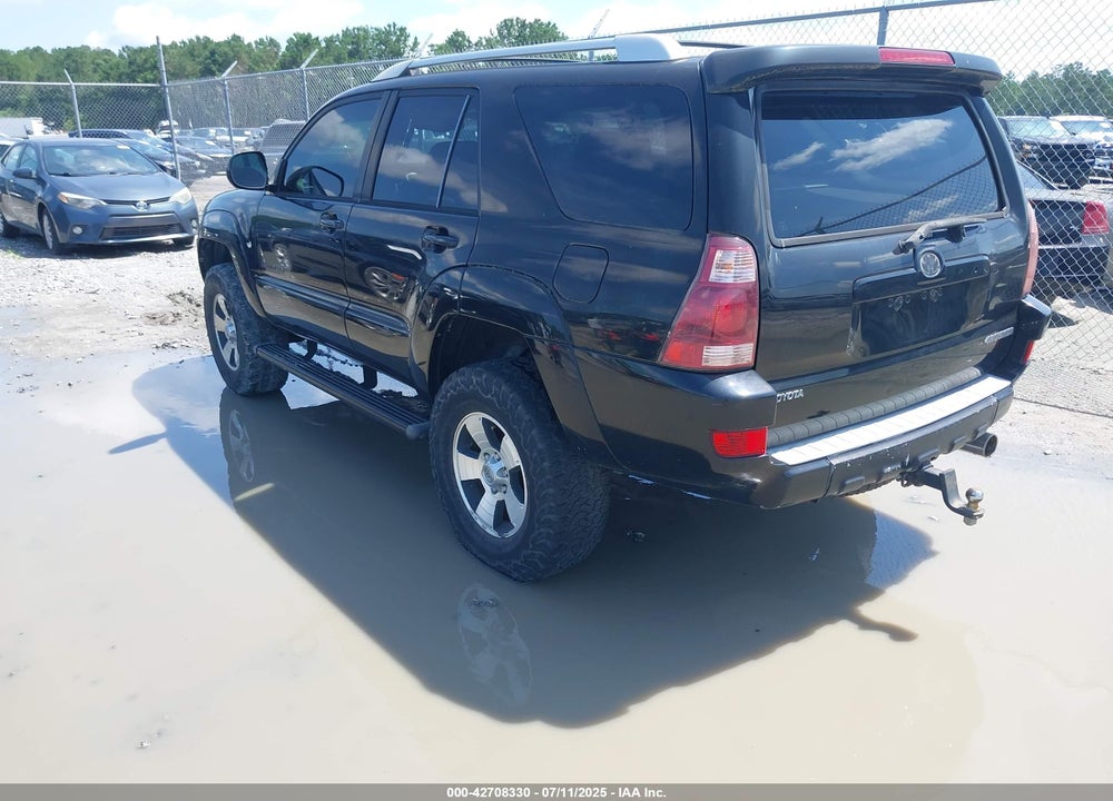 2003 TOYOTA 4RUNNER LIMITED V8 VIN: JTEBT17R930003800