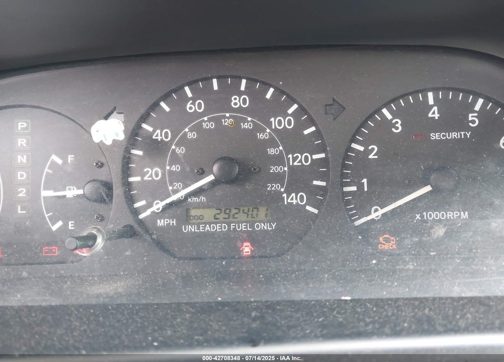 1999 TOYOTA CAMRY XLE V6 VIN: JT2BF28K6X0232453