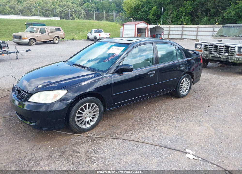 2005 HONDA CIVIC EX VIN: 2HGES257X5H538257