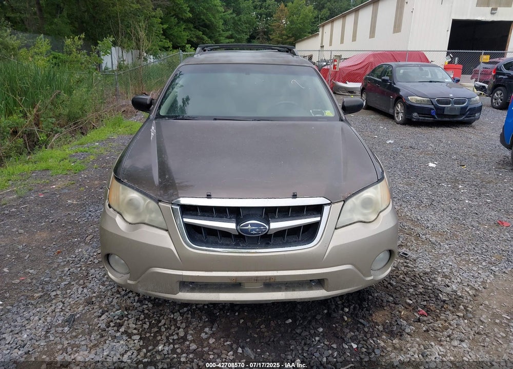 2008 SUBARU OUTBACK VIN: 4S4BP61C587334958