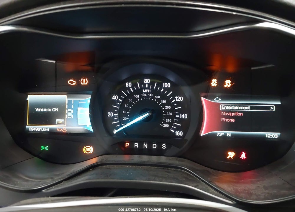 2019 FORD FUSION VIN: 3FA6POK90KR260960
