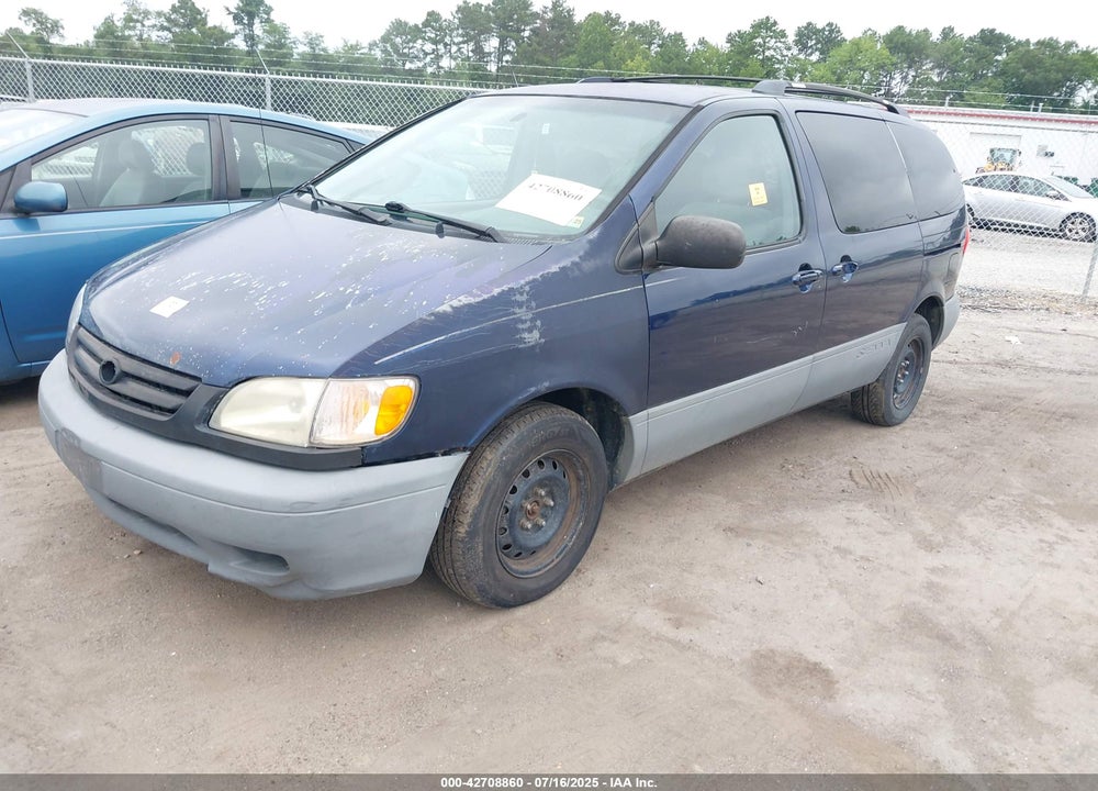 2002 TOYOTA SIENNA LE VIN: 4T3ZF13C92U426835
