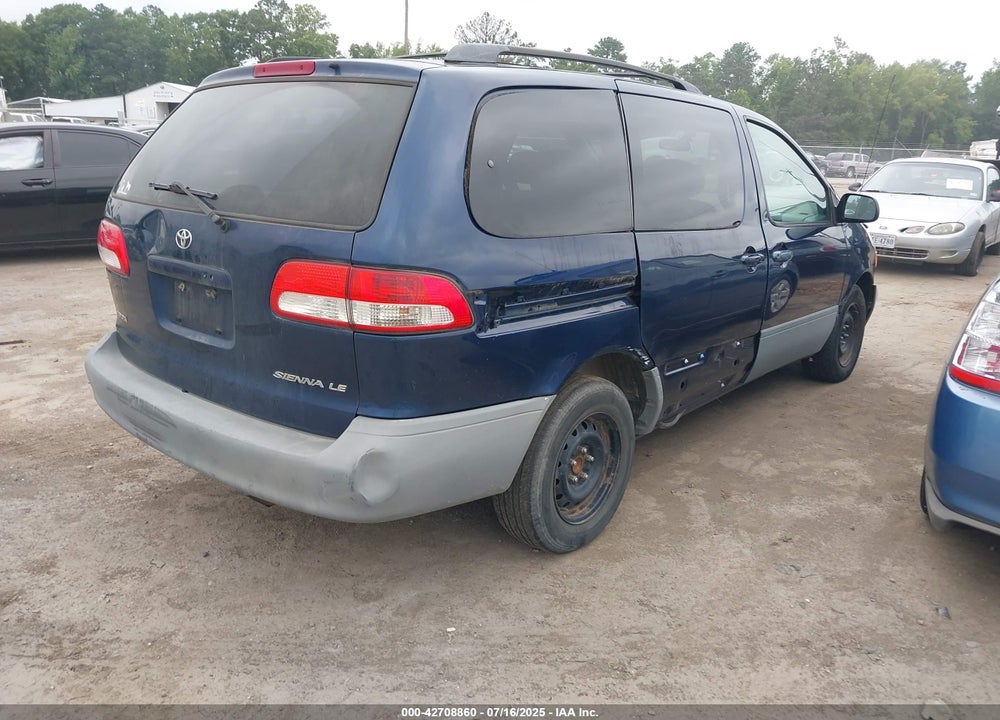 2002 TOYOTA SIENNA LE VIN: 4T3ZF13C92U426835