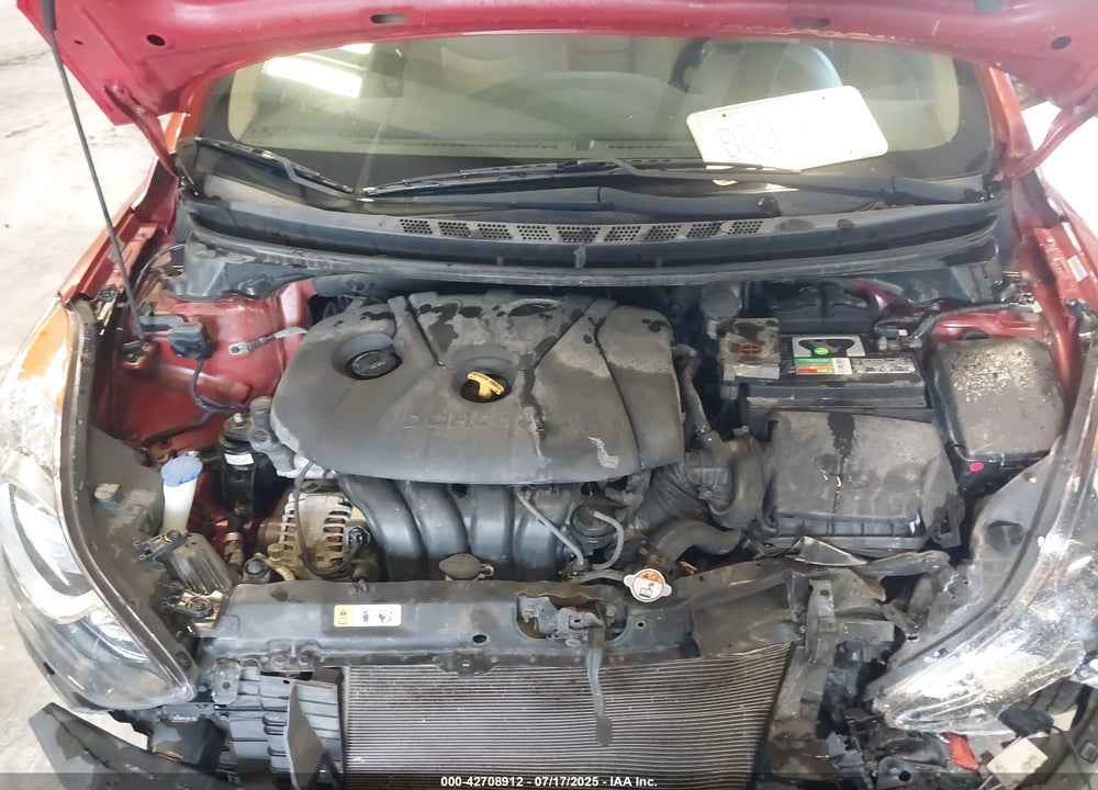 2013 HYUNDAI ELANTRA GLS VIN: KMHDH4AE6DU864430