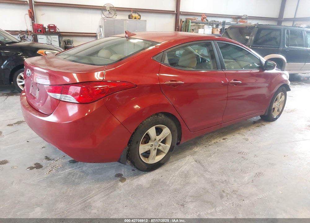2013 HYUNDAI ELANTRA GLS VIN: KMHDH4AE6DU864430