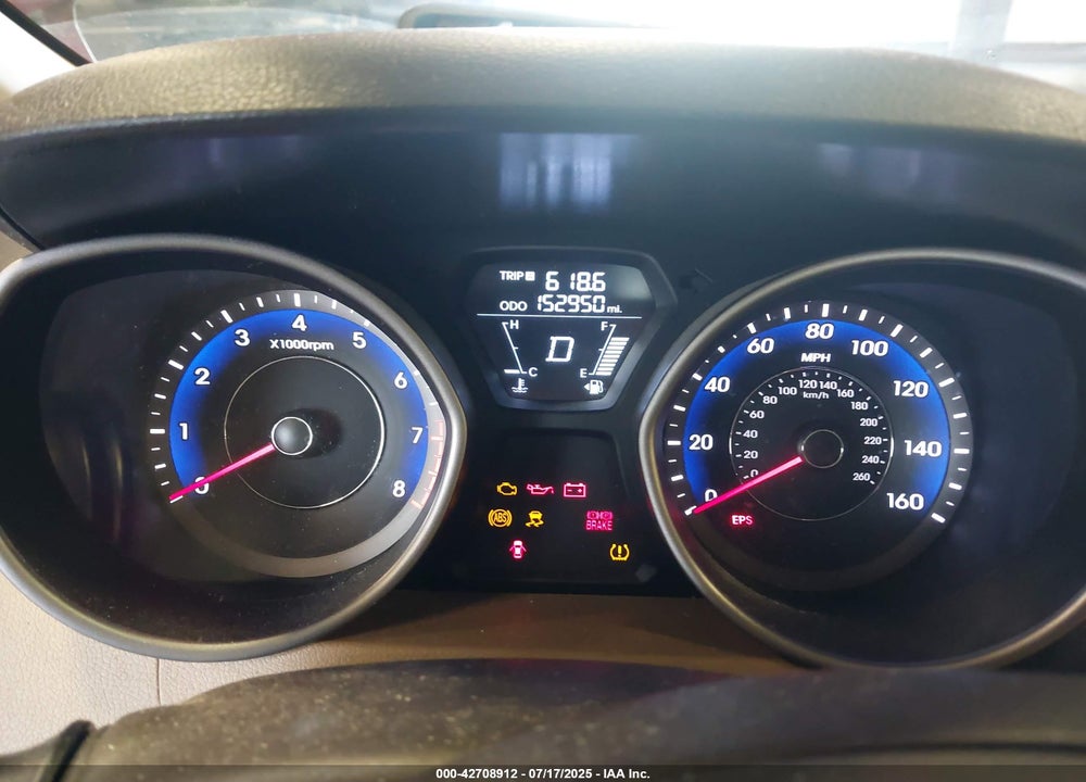 2013 HYUNDAI ELANTRA GLS VIN: KMHDH4AE6DU864430