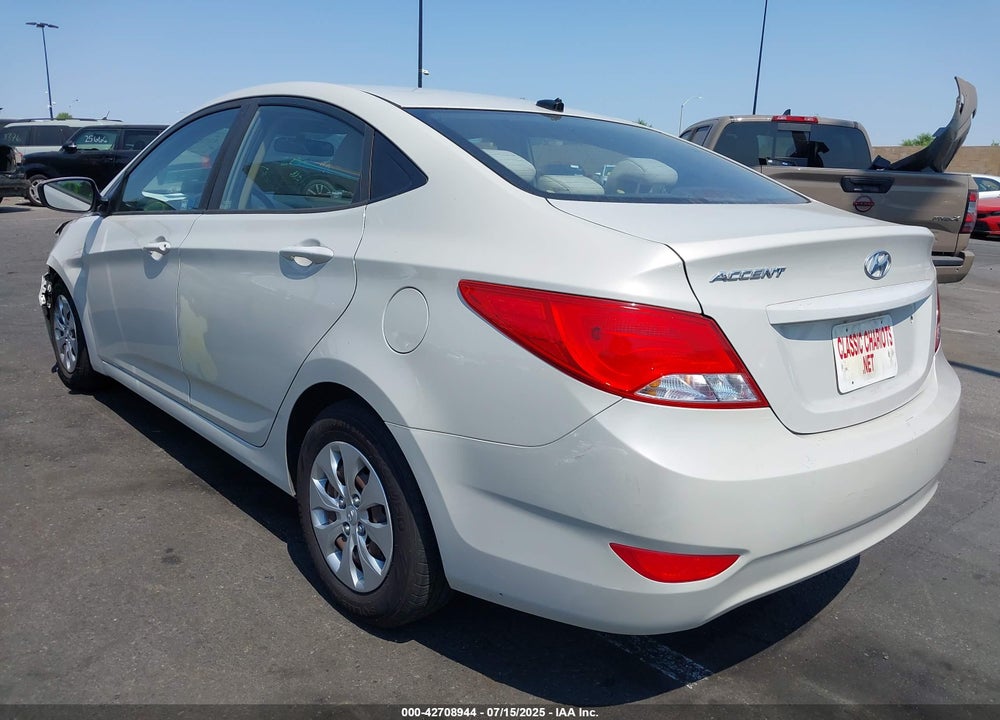 2017 HYUNDAI ACCENT VIN: KMHCT4AE1HU205607