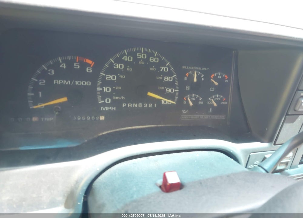 1996 GMC SIERRA K1500 VIN: 2GTEK19R6T1507016