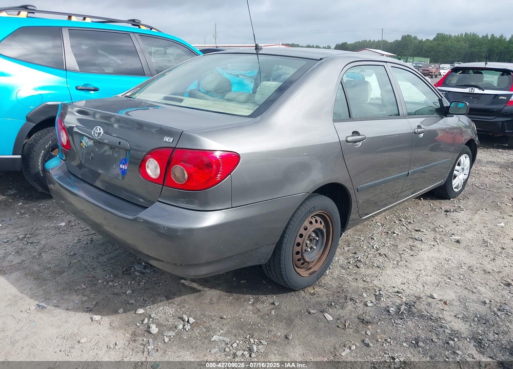 2007 TOYOTA COROLLA CE VIN: 2T1BR32E97C781240