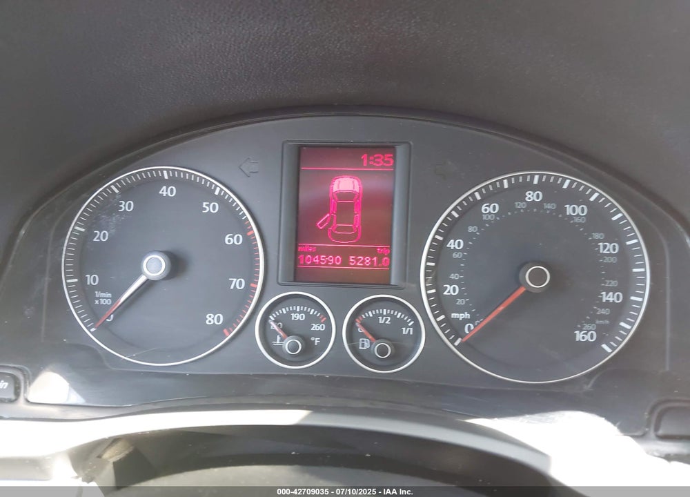 2005 VOLKSWAGEN JETTA 2.5 VIN: 3VWRG71K75M648173