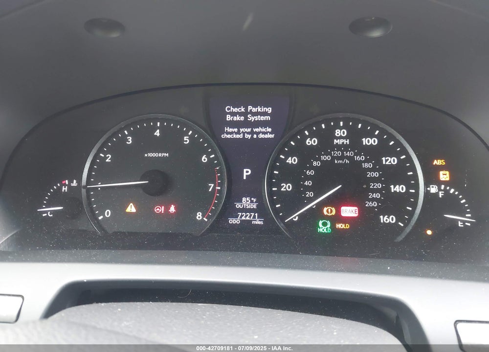 2013 LEXUS LS460 VIN: JTHCL5EF8D5017831