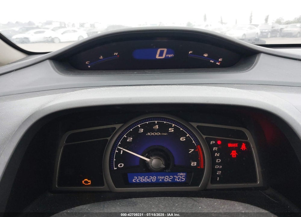 2009 HONDA CIVIC VIN: 19XFA16589E049550