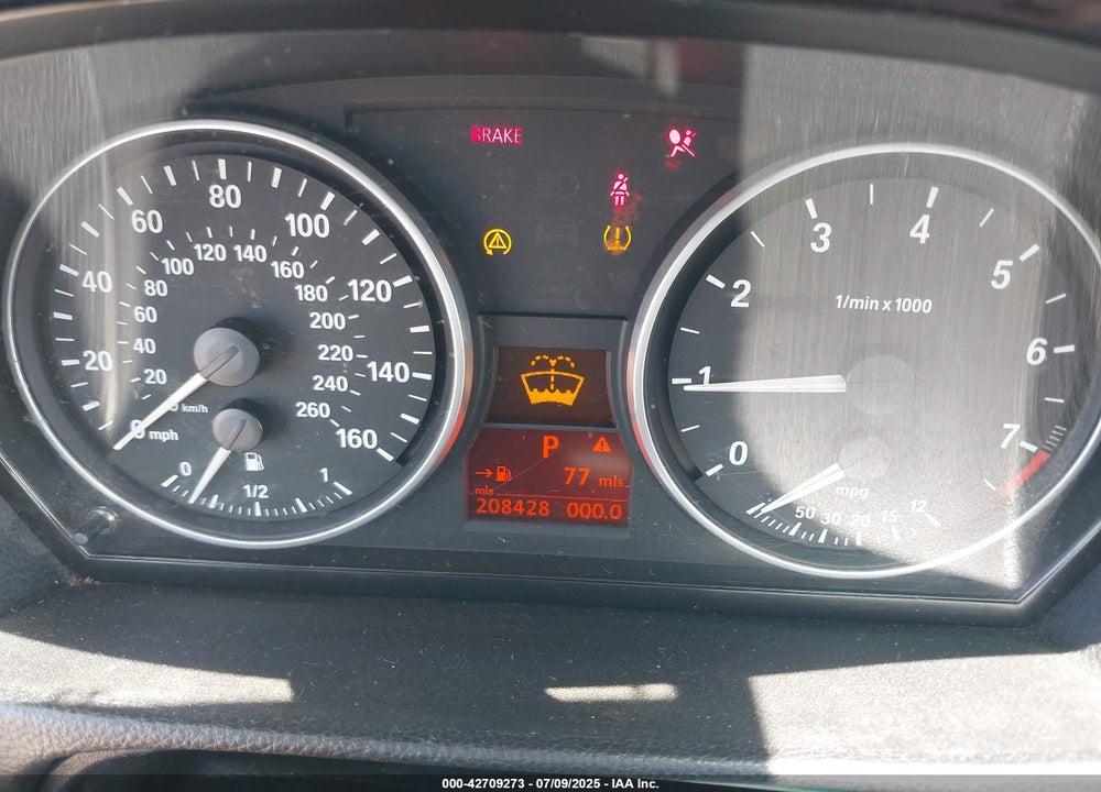 2007 BMW 3 SERIES VIN: WBAVT73507FZ36203