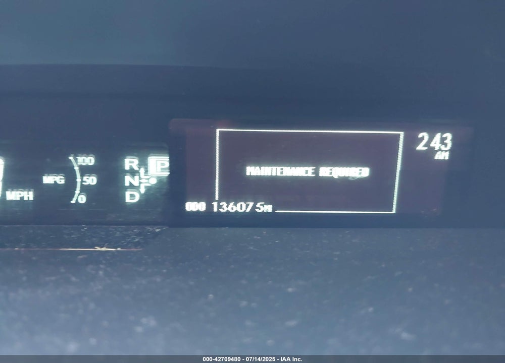 2013 TOYOTA PRIUS VIN: JTDKN3DU9D5663441