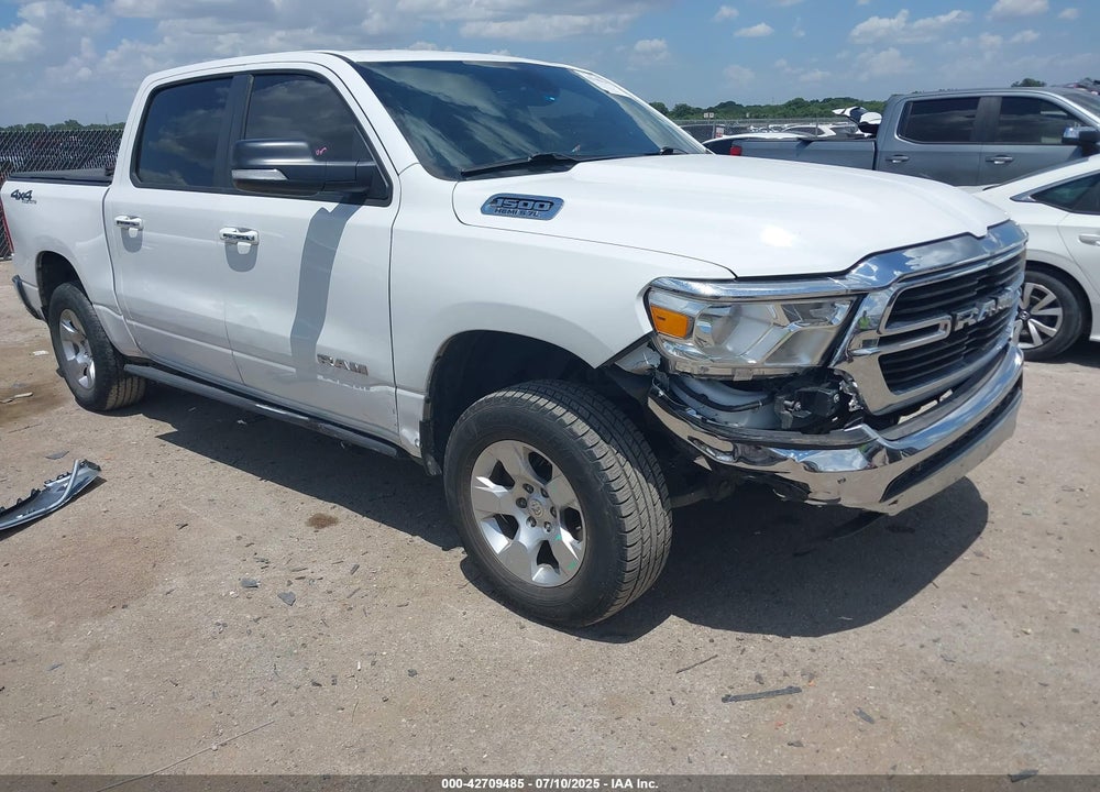 2019 RAM 1500 BIG HORN/LONE STAR 4X4 5'7 BOX VIN: 1C6SRFFT8KN842133