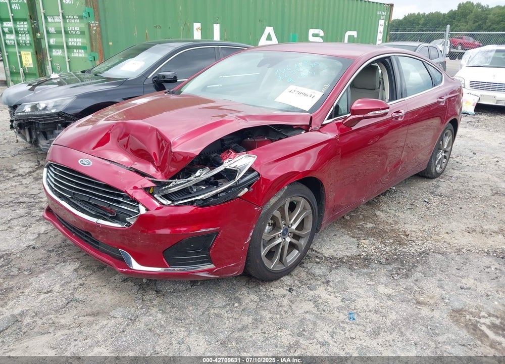 2019 FORD FUSION VIN: 3FA6P0CD0KR229193
