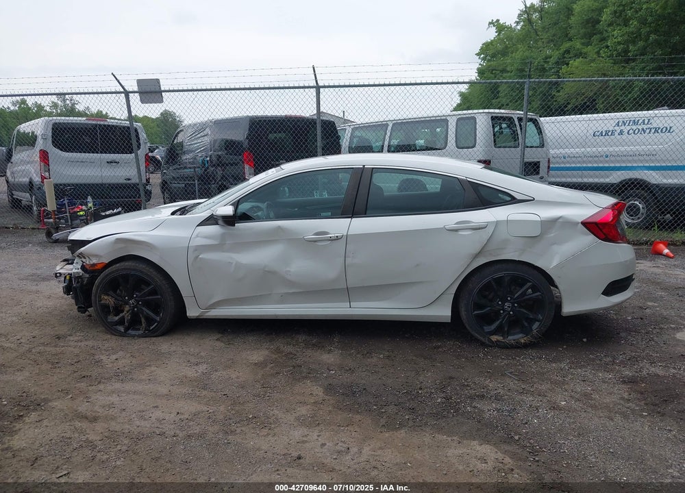 2019 HONDA CIVIC VIN: 2HGFC2F86KH574791
