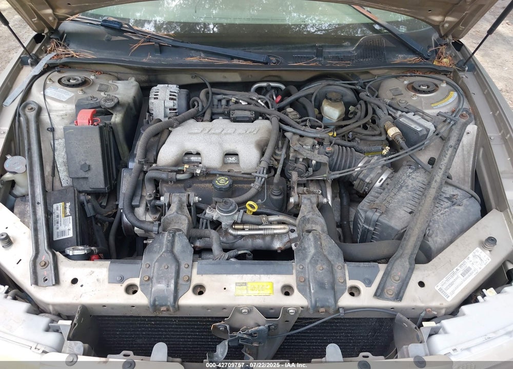 2000 BUICK CENTURY CUSTOM VIN: 2G4WS52J9Y1291472