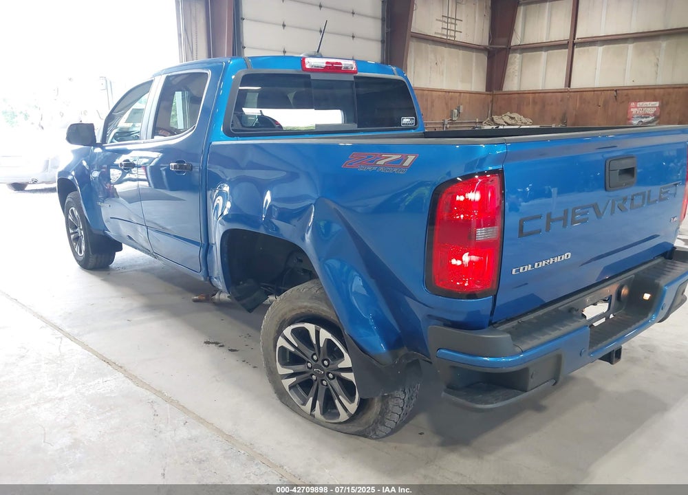 2021 CHEVROLET COLORADO VIN: 1GCGTDEN7M1229129