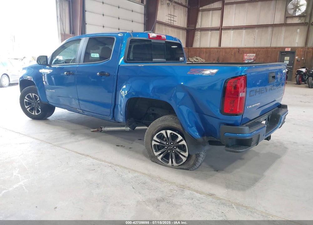 2021 CHEVROLET COLORADO VIN: 1GCGTDEN7M1229129