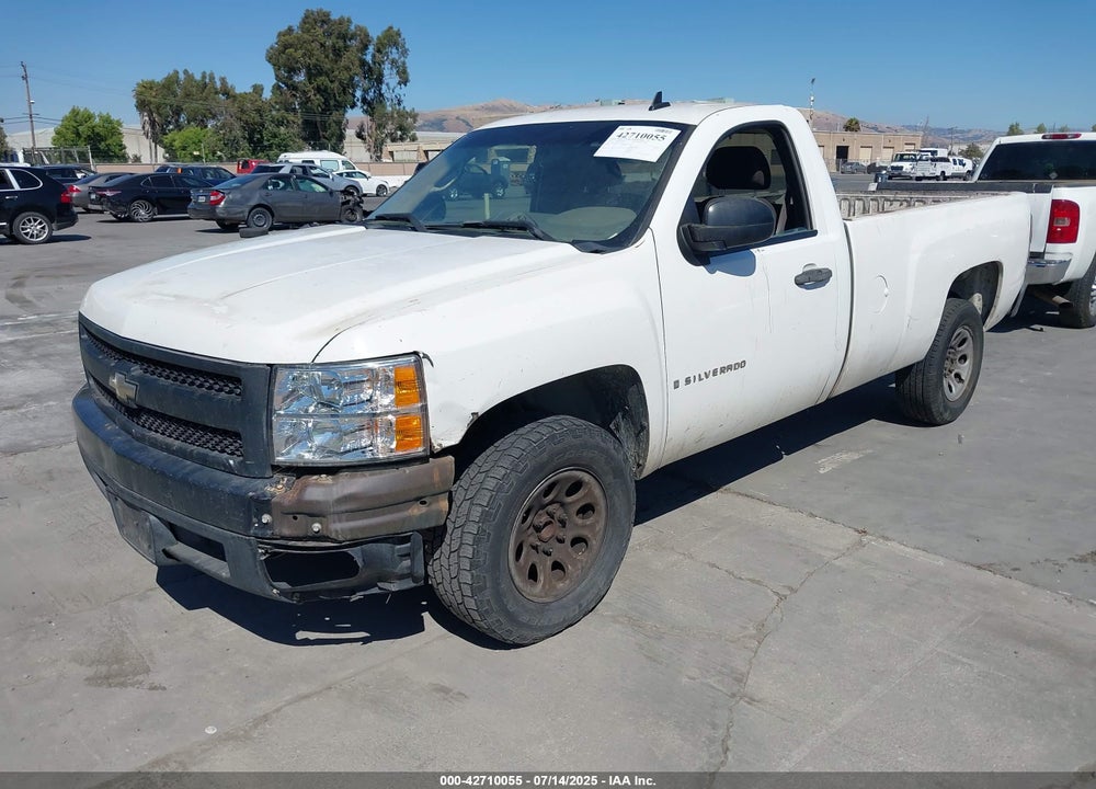 2007 CHEVROLET SILVERADO 1500 WORK TRUCK VIN: 1GCEC14C47Z534924