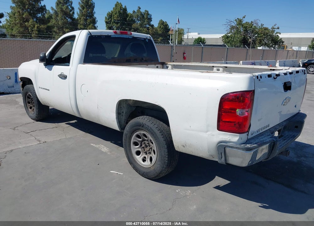 2007 CHEVROLET SILVERADO 1500 WORK TRUCK VIN: 1GCEC14C47Z534924