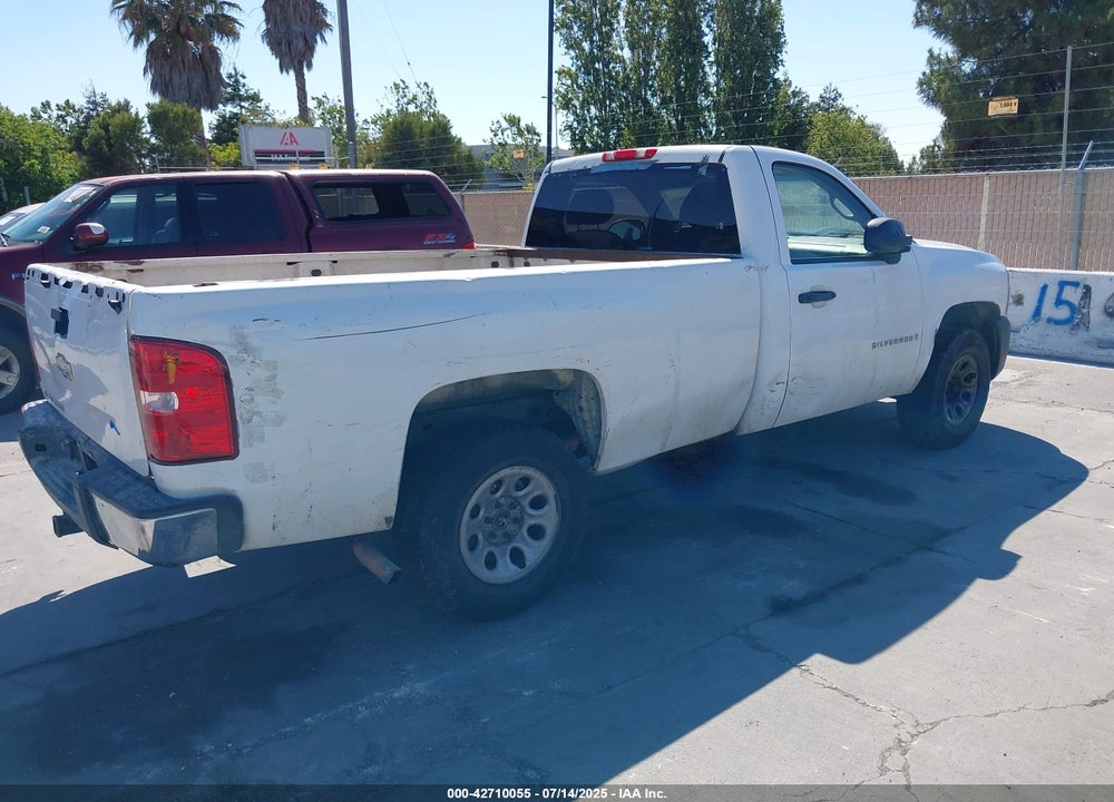 2007 CHEVROLET SILVERADO 1500 WORK TRUCK VIN: 1GCEC14C47Z534924