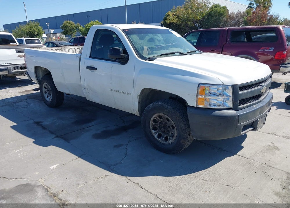 2007 CHEVROLET SILVERADO 1500 WORK TRUCK VIN: 1GCEC14C47Z534924