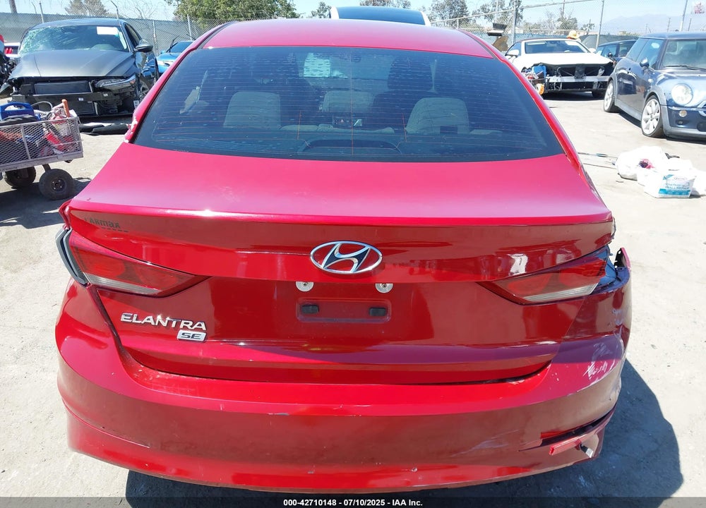 2018 HYUNDAI ELANTRA VIN: KMHD74LF0JU547375