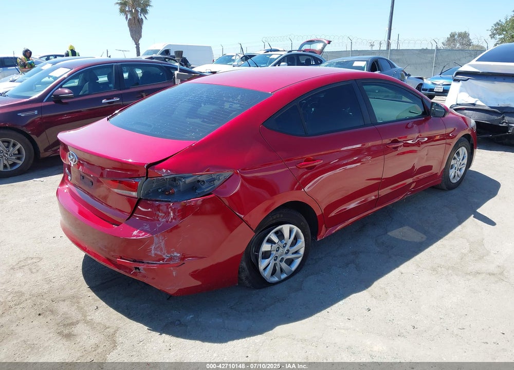 2018 HYUNDAI ELANTRA VIN: KMHD74LF0JU547375