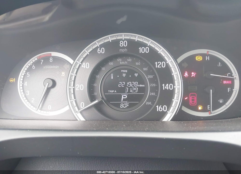 2017 HONDA ACCORD VIN: 1HGCR3F80HA035193