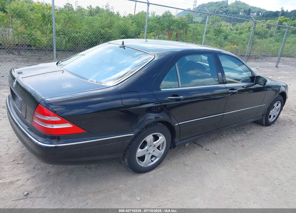 2001 MERCEDES-BENZ S 430 VIN: WDBNG70JX1A207136
