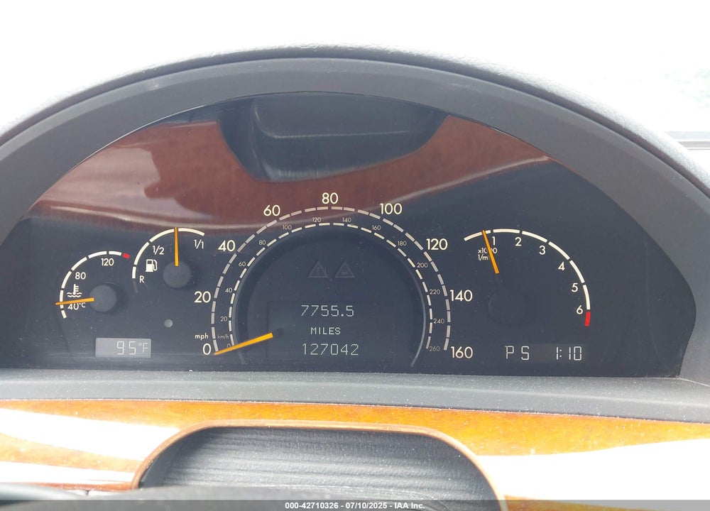 2001 MERCEDES-BENZ S 430 VIN: WDBNG70JX1A207136