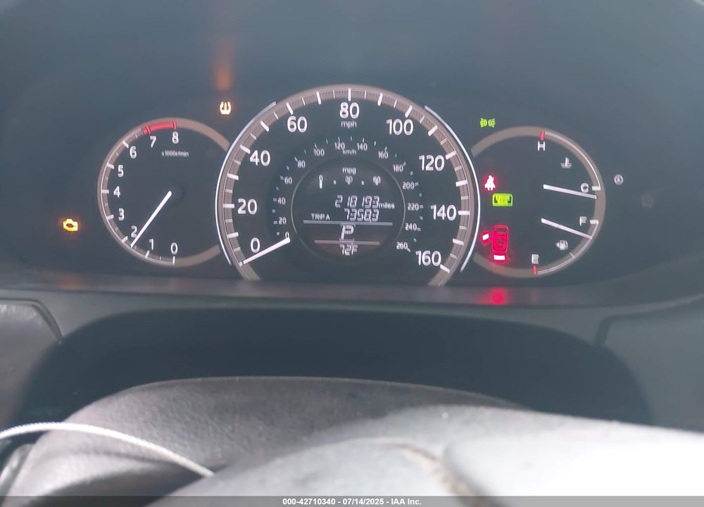 2014 HONDA ACCORD EX-L VIN: 1HGCR2F84EA082622